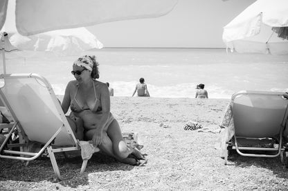 Bather on Porto Katsiki